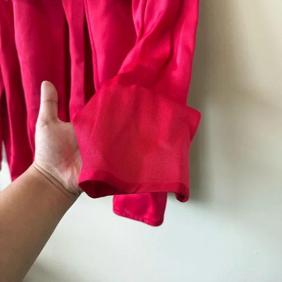 St. John Knit Knoth Pink Jacket Blazer - Picture 3 of 6